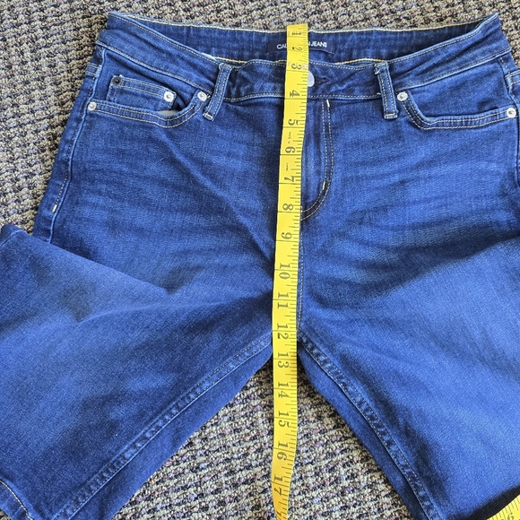 Calvin Klein Blue Straight Cut Jeans - Picture 9 of 12